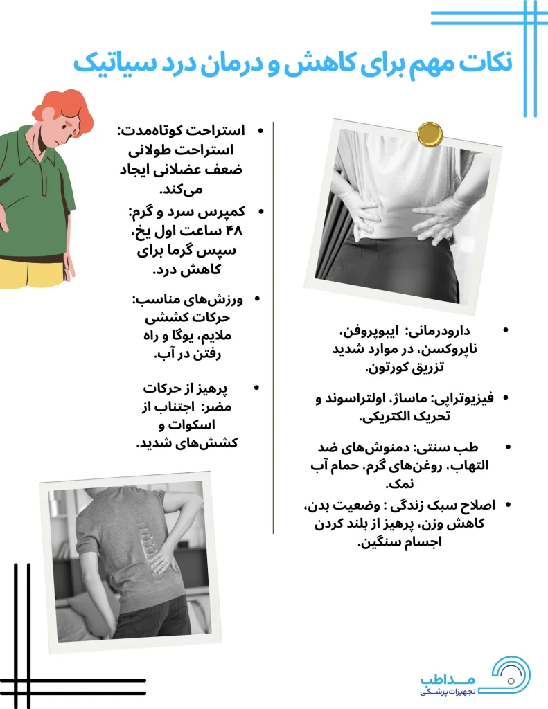 برای درد عصب سیاتیک چه باید کرد