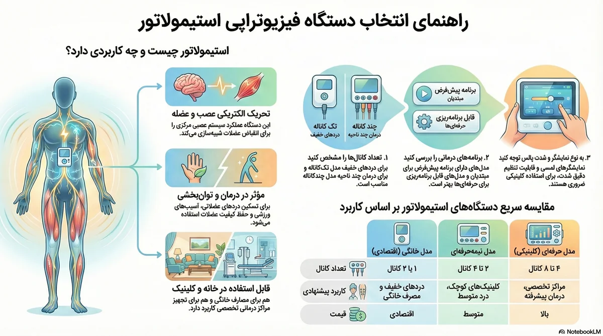 اینفوگرافیک راهنمای خرید استیمولاتور