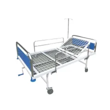 تخت بیمار فلزی خانگی 1 شکن مکانیکی