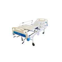 تخت بیمارستانی 3 شکن مکانیکی رویه ABS